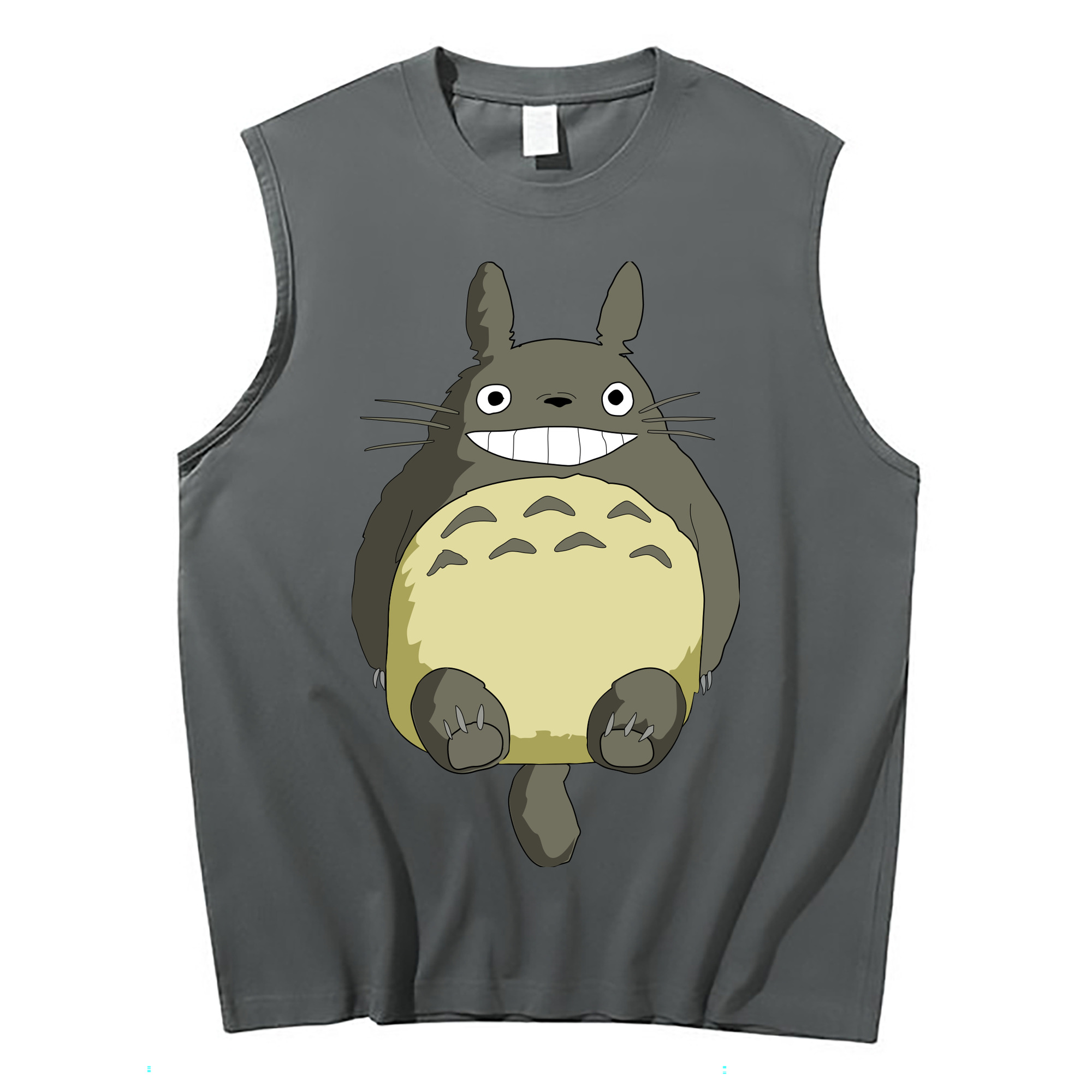 （画像用） となりのトトロ 草壁メイ 草壁サツキ My Neighbor Totoro Satsuki Kusakabe Mei Kusakabe コットン100％タンクトップ（フロントプリント）